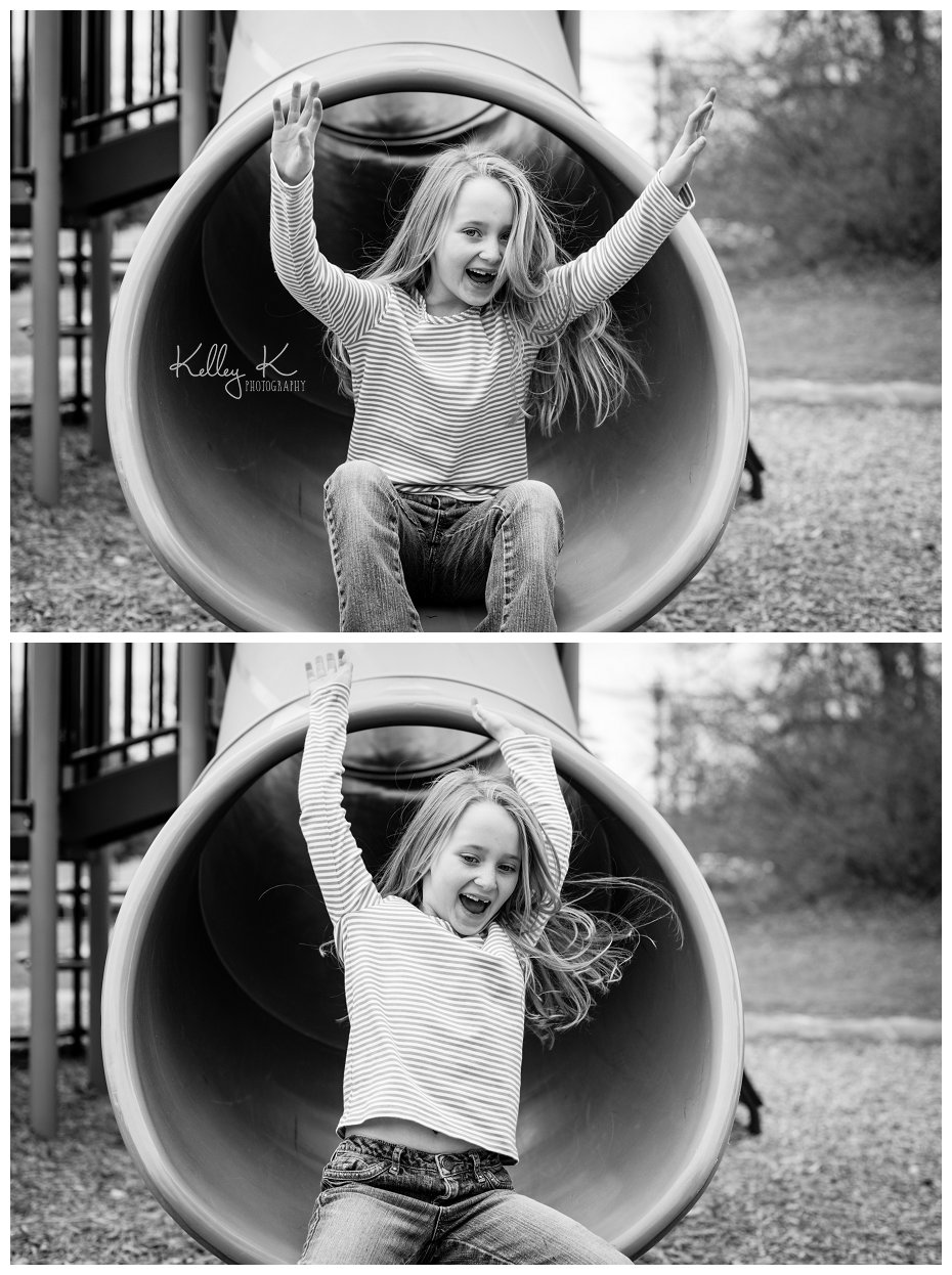 Child on Slide| KelleyKPhotography - Smyrna, GA