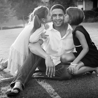 Dad with Daughters | Kelley K Photography