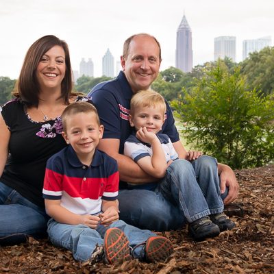 Family at Piedmont Park | Kelley K Photography