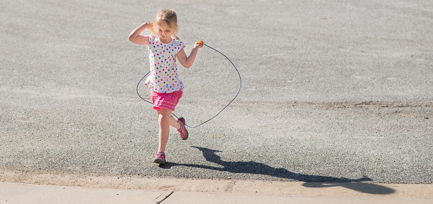 Girl jumping rope | Kelley K Photography