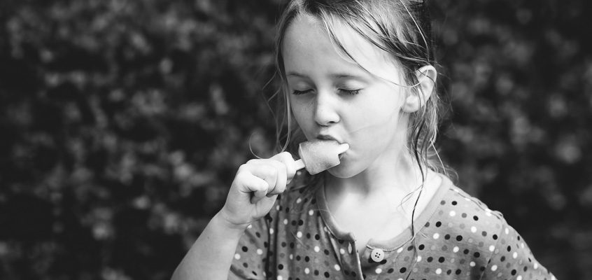Girl with Popsicle | Kelley K Photography