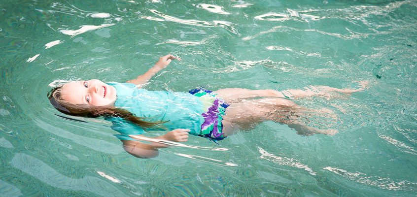 Girl swimming | Kelley K Photography