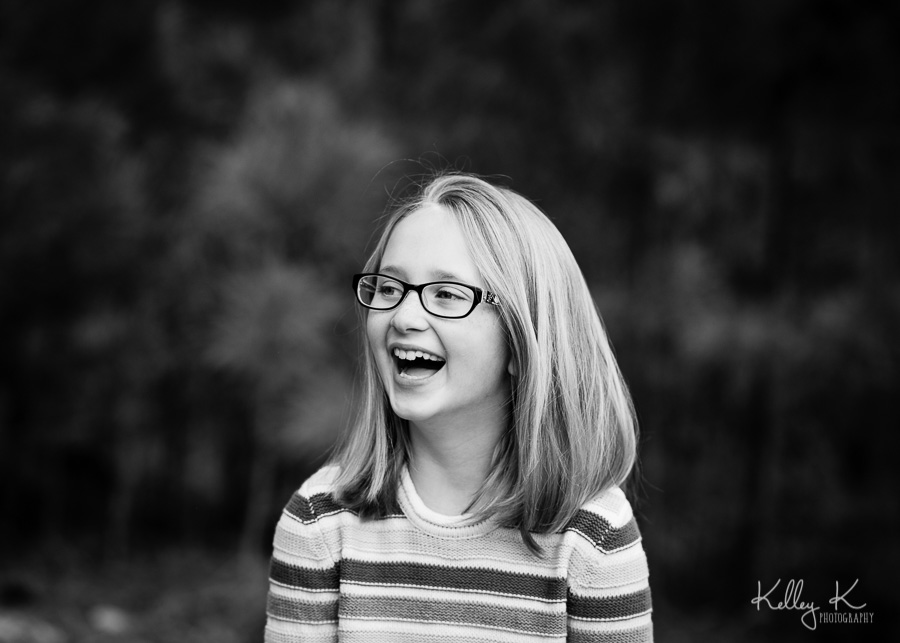 Girl-laughing-black-white-KelleyKPhotography-SmyrnaGA