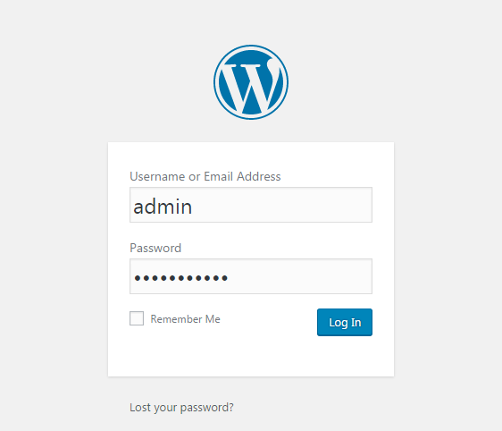 wordpress-login-screen