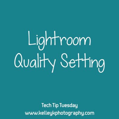 Lightroom Quality Setting