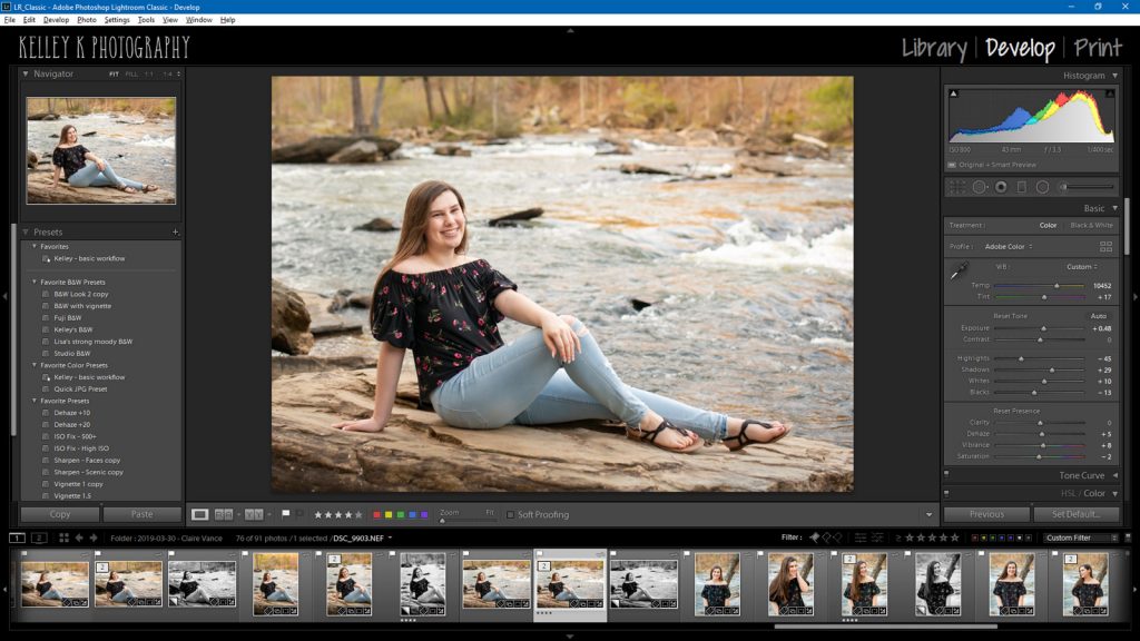 Lightroom Develop module ediiting tips